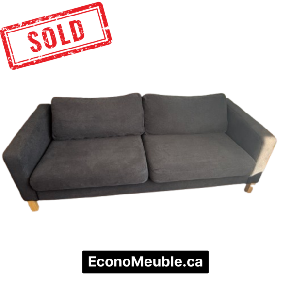 Ikea Karlstad Sofa Modern Grey sold in Montreal